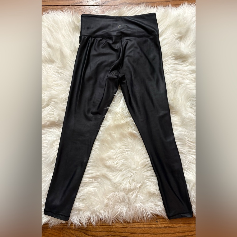 Zyia Black Metallic Plus Light n Tight Hi-rise 7/8 24" - Picture 5 of 10
